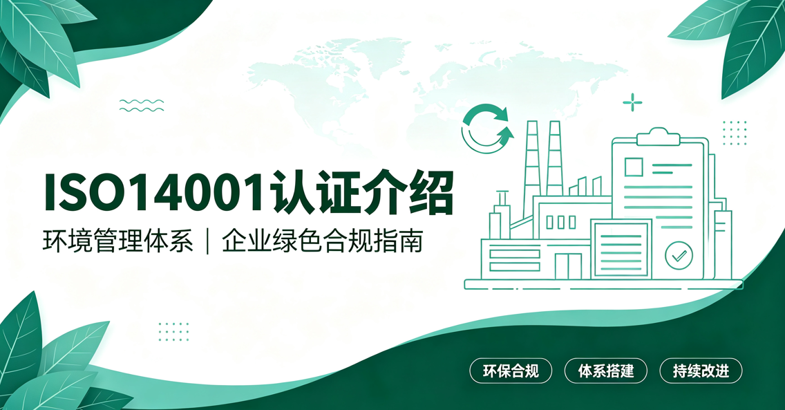 ISO14001认证介绍｜企业环境管理体系完整解读